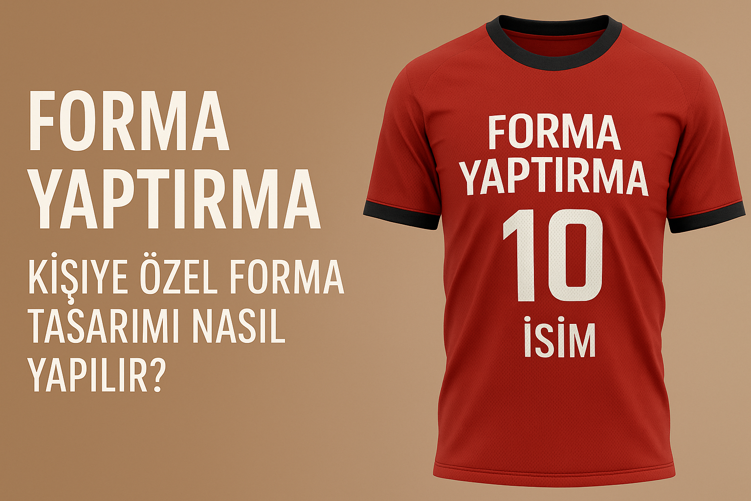 Forma Yaptırma Rehberi | Kişiye Özel Forma Tasarımı Nasıl Yapılır?