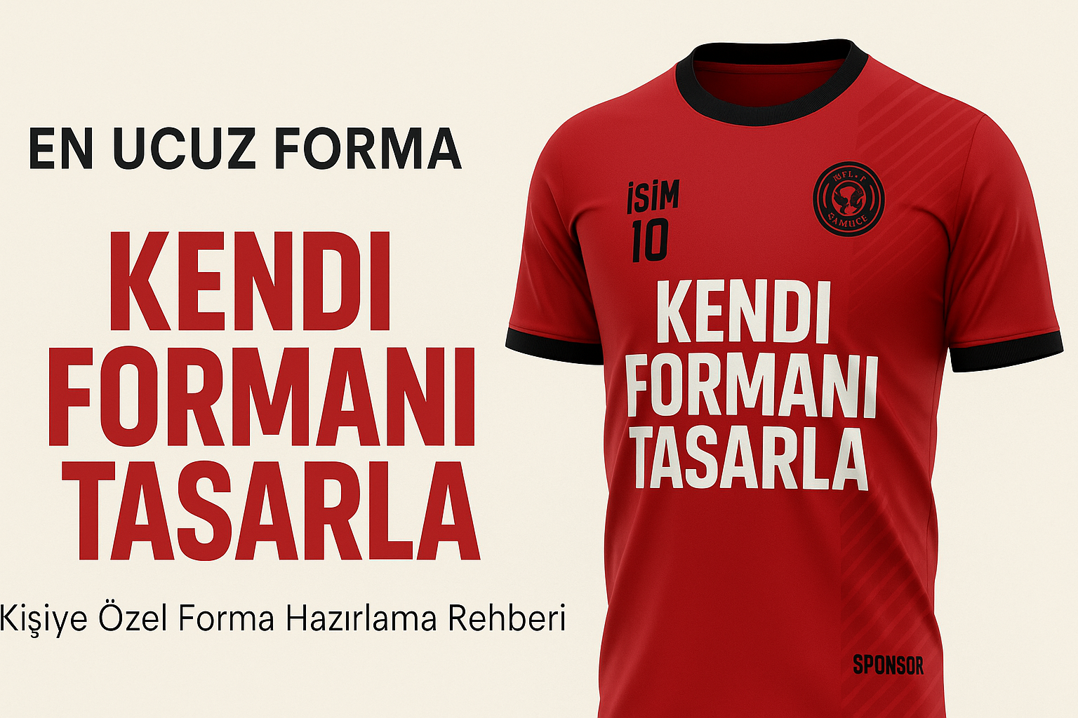 Kendi Formanı Tasarla | Kişiye Özel Forma Hazırlama Rehberi